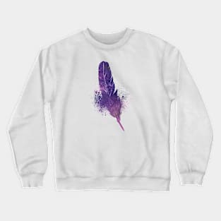 Feather Purple Crewneck Sweatshirt